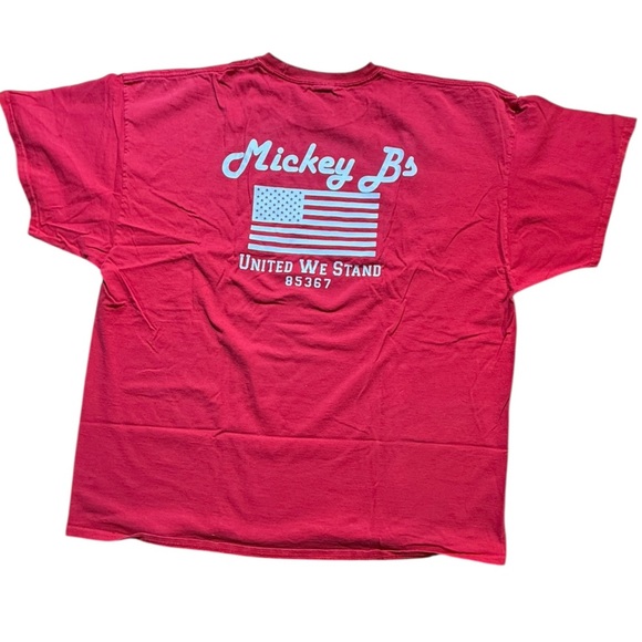 Red Mickey B's Graphic T-Shirt - Picture 1 of 6